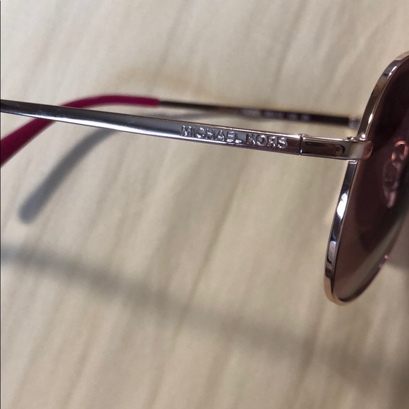 Michael Kors Rose Gold aviator sunglasses - Picture 6 of 6